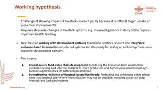 Accelerating uptake of research on sustainable livestock interventions—Insights from the CRP