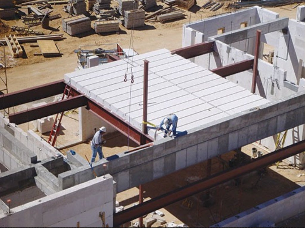 Aac (autoclaved aerated concrete) blocks