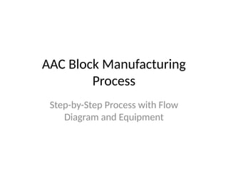 AAC_Block_Process_with_Diagram.pptxxxxxxx | PPTX