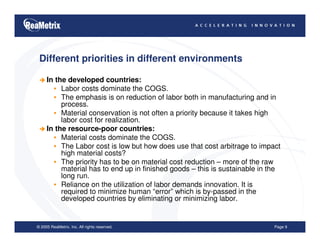 Changing the Paradigm-Affordability and Access Sustainabilty