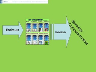 Estímuls 
Habilitats 
Benestar 
Competencialitat 
 