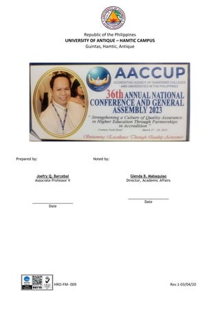 AACCUP Narrative Report.docx