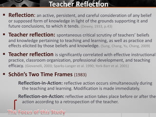 Aace assessment of teacher candidate reflection in e-portfolios | PPTX