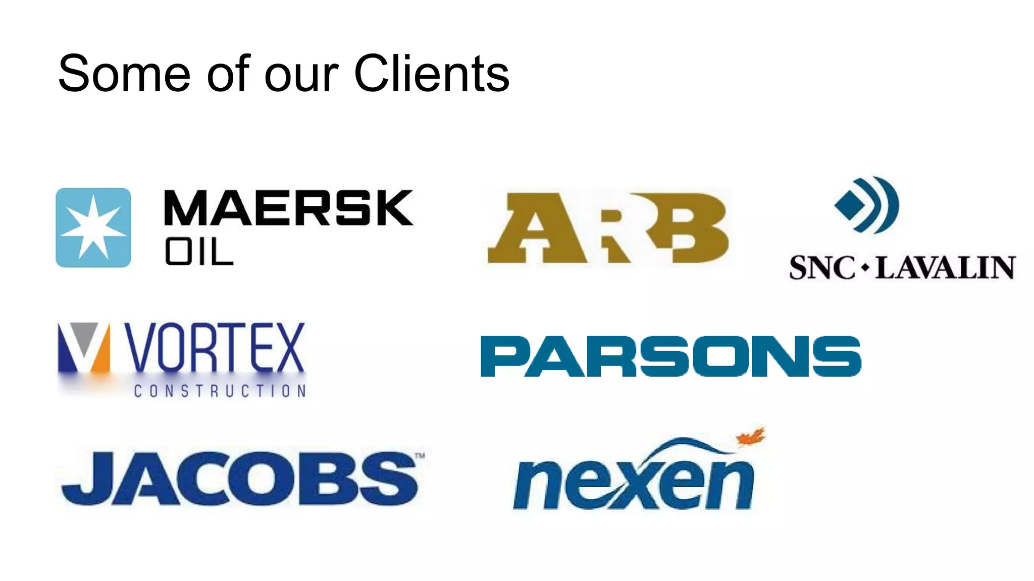 Some of our Clients
 