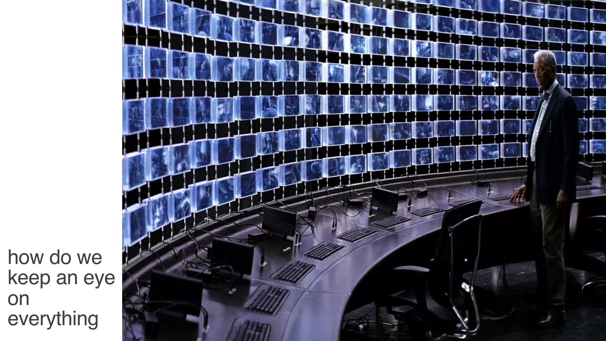 how do we
keep an eye
on
everything
 