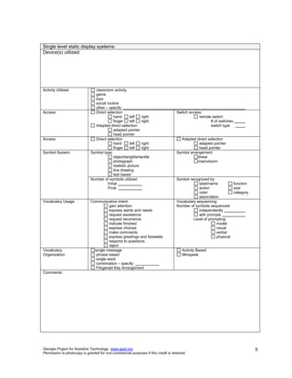 Aac evaluation protocol | PDF