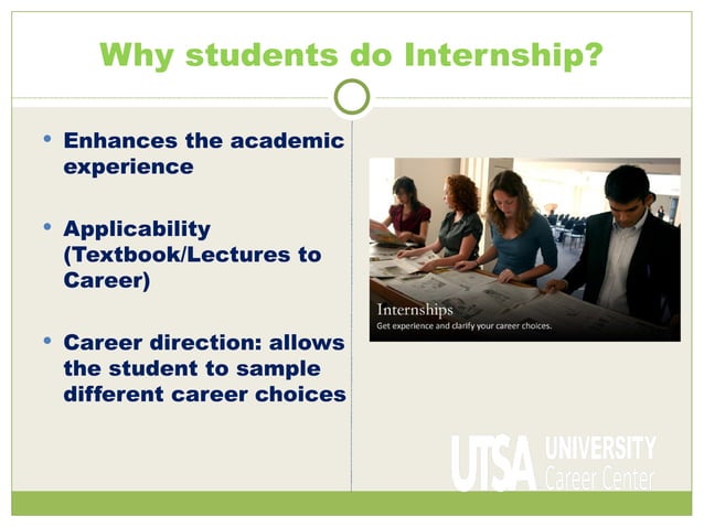 utsa-aac-2011-internship-presentation-ppt