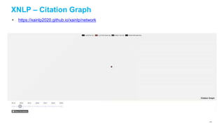 XNLP – Citation Graph
• https://xainlp2020.github.io/xainlp/network
117
 