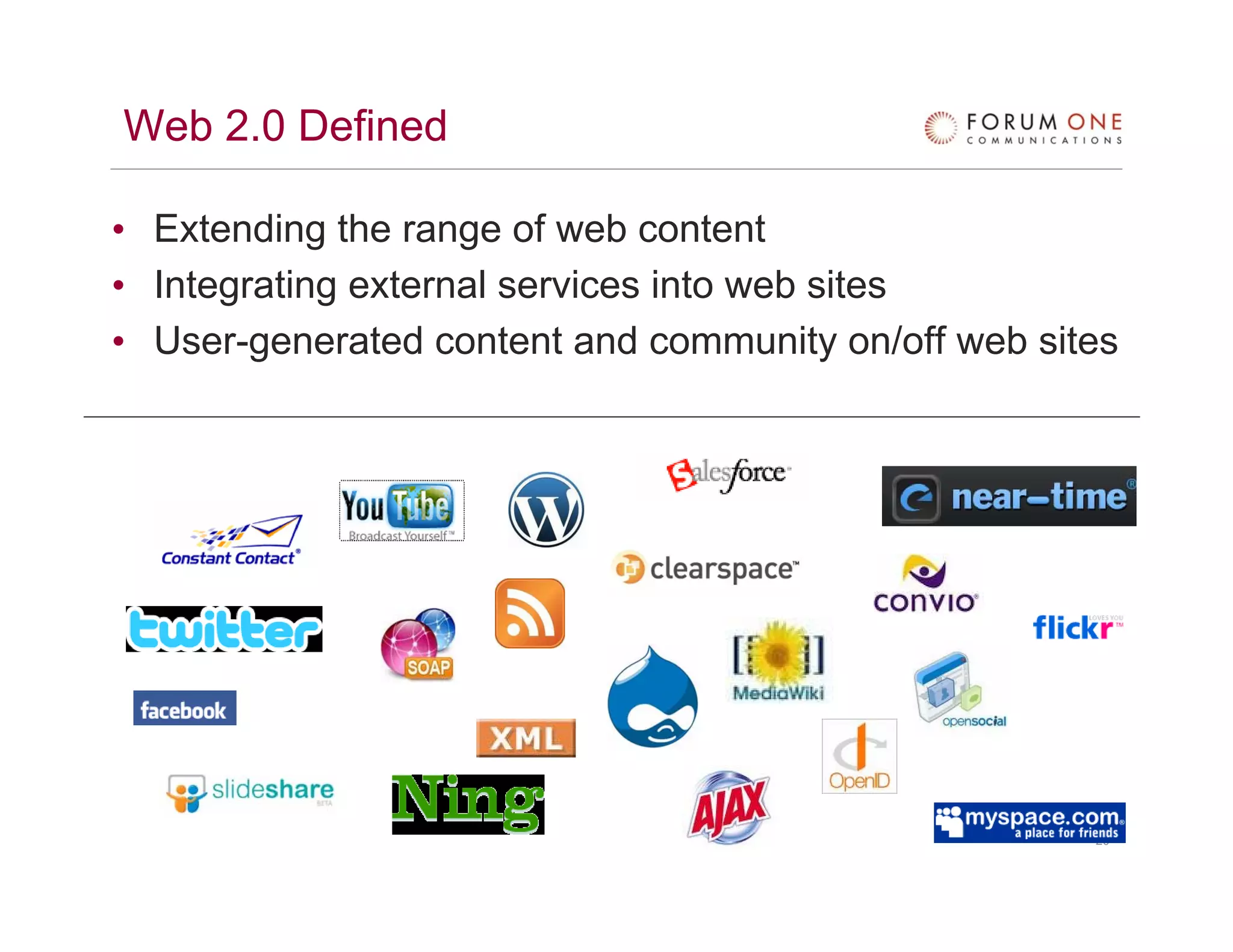 Internet Strategic Communications - Presentation for AACN by Chris Wolz, Forum One Communications