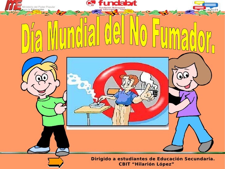 Resultado de imagen para el dia del no fumador