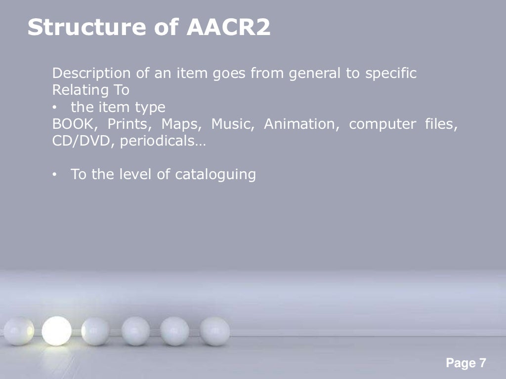 Anglo American Cataloging Rules 2nd Ed. AACR2
