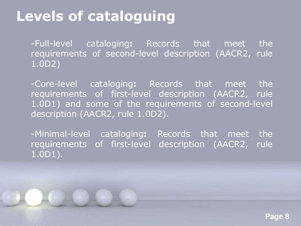 Anglo American Cataloging Rules 2nd Ed. AACR2