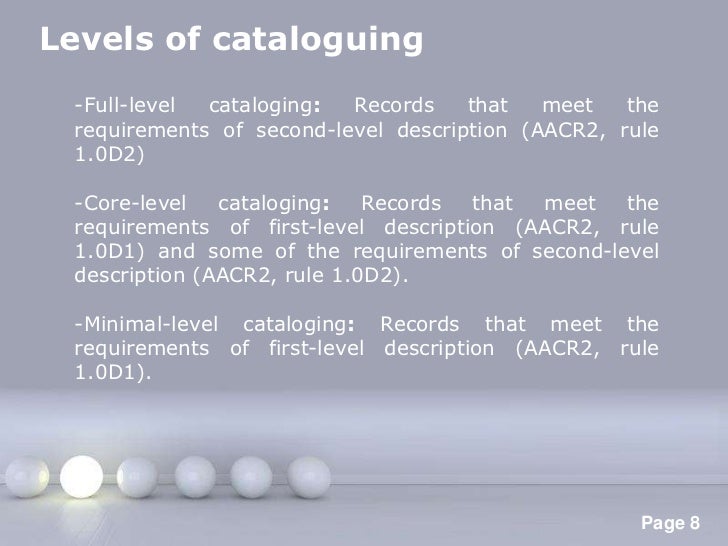 Anglo American Cataloging Rules 2nd Ed. AACR2
