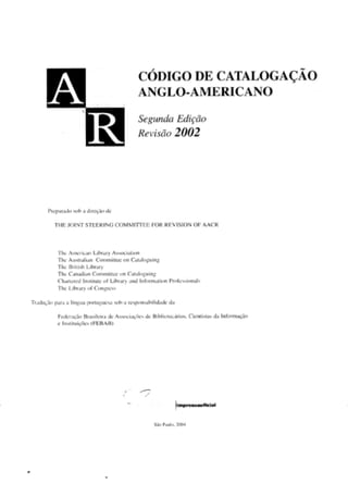 Aacr2 2002 01 - a partir da pag[1]. 35 1-1 a 1-4