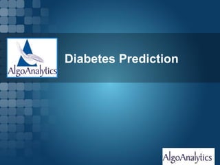 Page 1
Diabetes Prediction
21/11/16
 