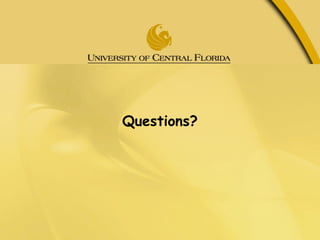 Questions? 