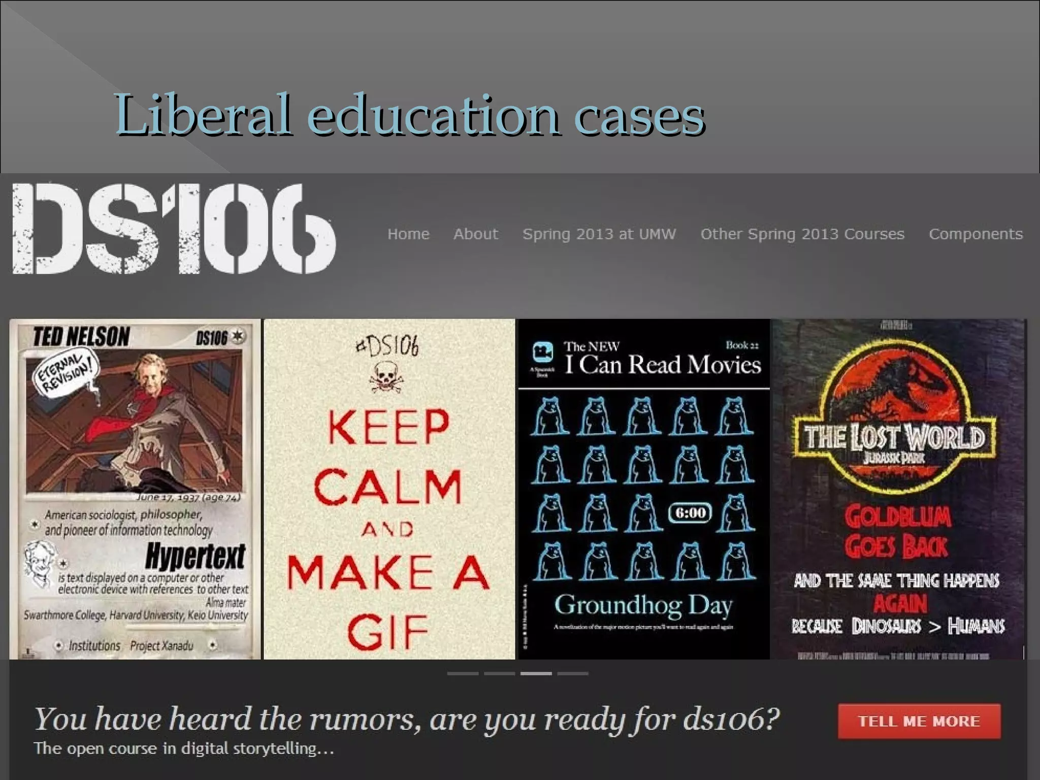 Liberal education casesLiberal education cases
 