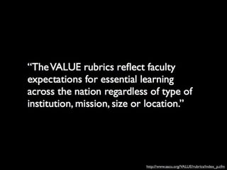 AAC&U VALUE Rubrics