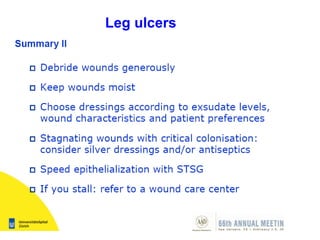 Leg ulcers 
