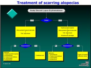 Treatment of scarring alopecias 