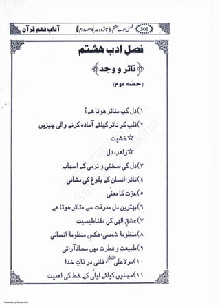 Presented by Ziaraat.Com
w
w
w
.ziaraat.com
Sabeel-e-Sakina
 