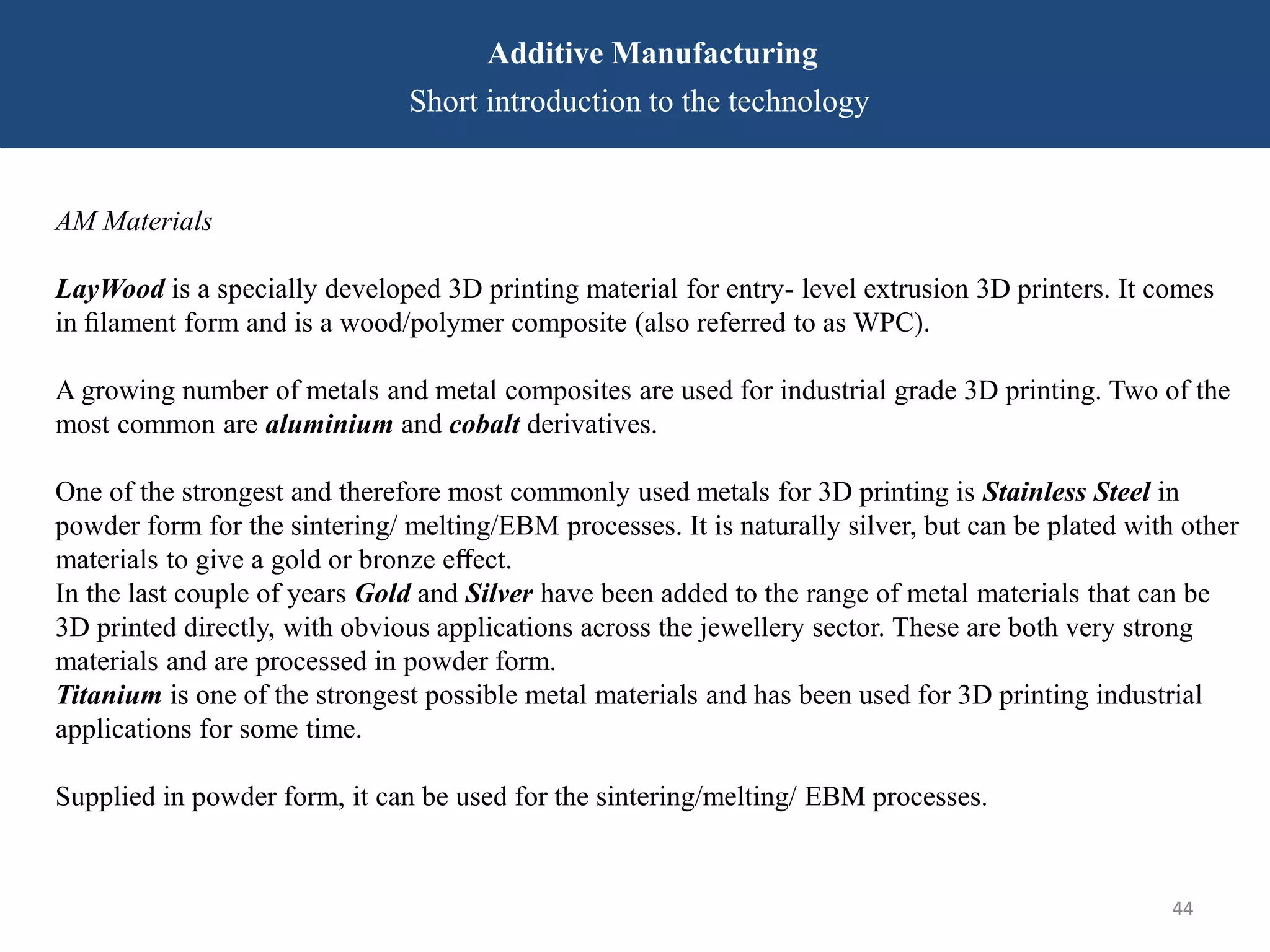 Additive manufacturing 3D Printing technology | PPTX