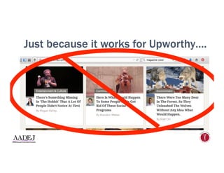 Just because it works for Upworthy….
 