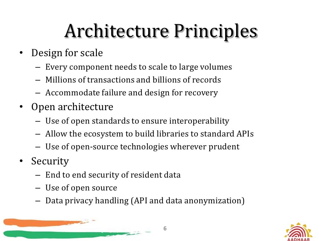 Architecture Principles Design For Architecture Principles Design For