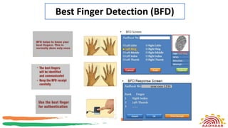 Best Finger Detection (BFD)
 