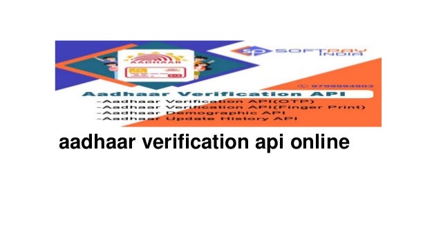 aadhaar verification api online
 