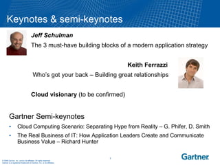 Gartner AADI 2010 Sponsor Presentation PPT