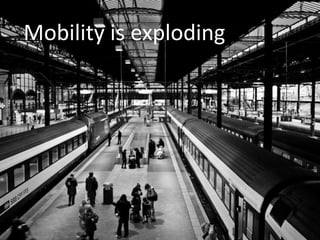 Mobility is exploding
 