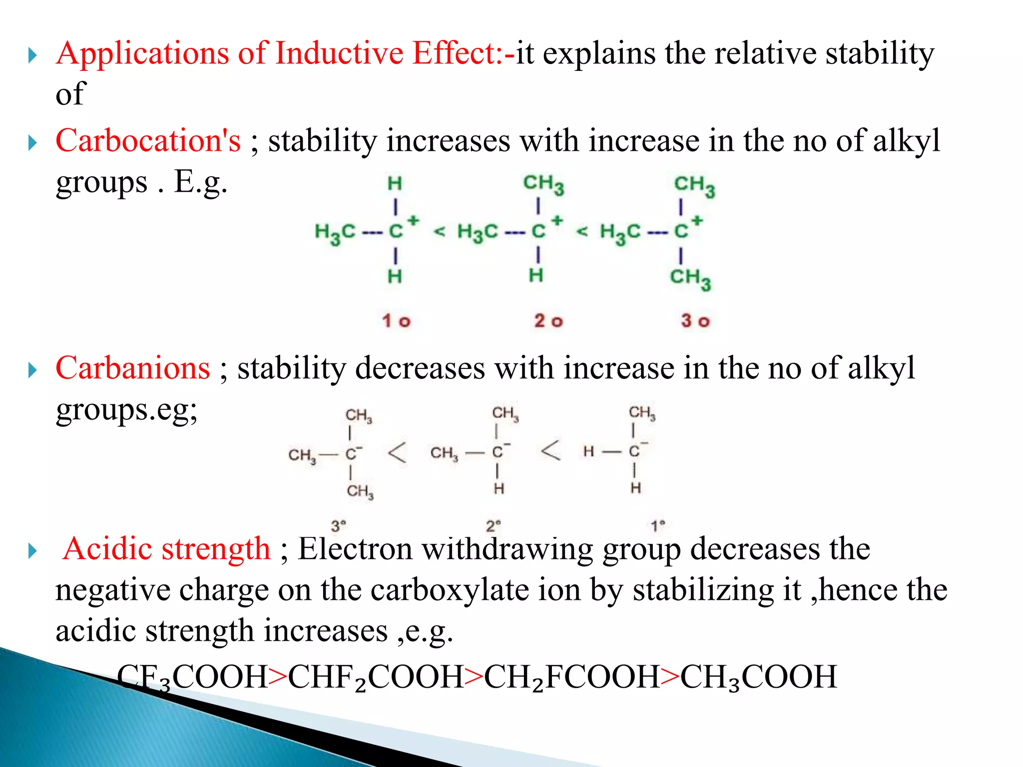 Displacement Effect Example Electron Displacement Effect | PPT