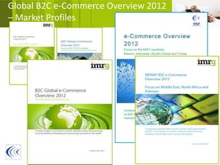 Global B2C e-Commerce Overview 2012
– Market Profiles
 