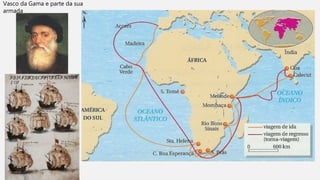 https://ensina.rtp.pt/artigo/vasco-da-gama-chega-a-india/
Vasco da Gama e parte da sua
armada
 