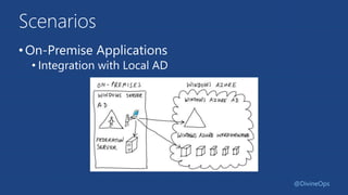 Scenarios
•On-Premise Applications
• Integration with Local AD
@DivineOps
 