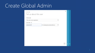 Azure AD Connect
•Azure AD Global Administrator account
•Enterprise Administrator account for your local
Active Directory
•SQL Server database to store identity data
•Meet server version and hardware requirements
@DivineOps
 
