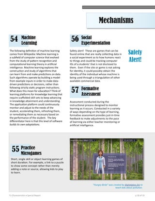 71 Characteristics ■ Special Report p 18 of 35
Safety alert! These are games that can be
found online that are really coll...