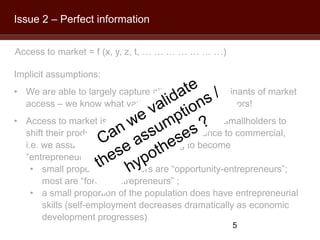 Dairy farmers’ access to markets in Uganda: Observing the unobservable