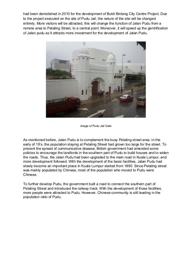 Jalan pudu case study