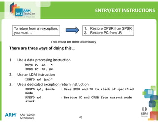 ARM AAE - Architecture | PDF