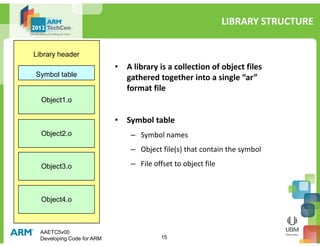 ARM AAE - Developing Code for ARM | PDF