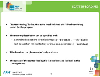 ARM AAE - Developing Code for ARM | PDF