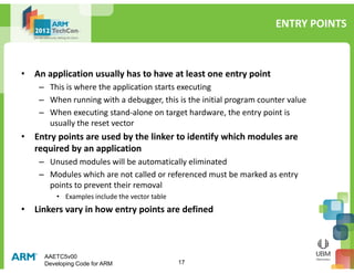 ARM AAE - Developing Code for ARM | PDF