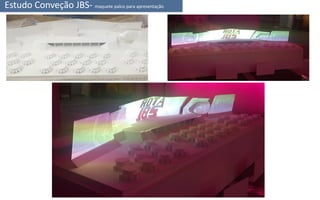 Estudo Conveção JBS- maquete palco para apresentação
 