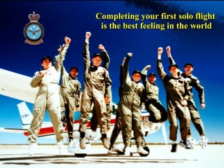 Completing your first solo flight  is the best feeling in the world 