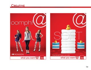 Creative




           Prices that aren’t rough on your wallet.




                                                      14
 