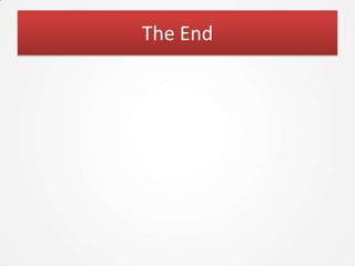The End
 