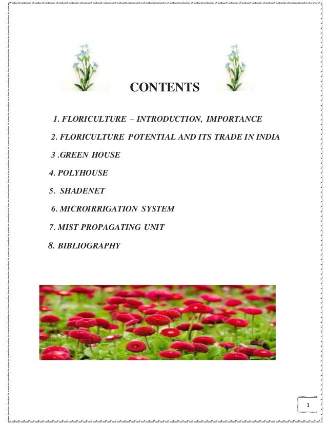floriculture