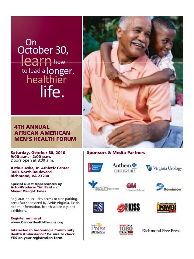 african american mens and womens health forum flyers forum flyer